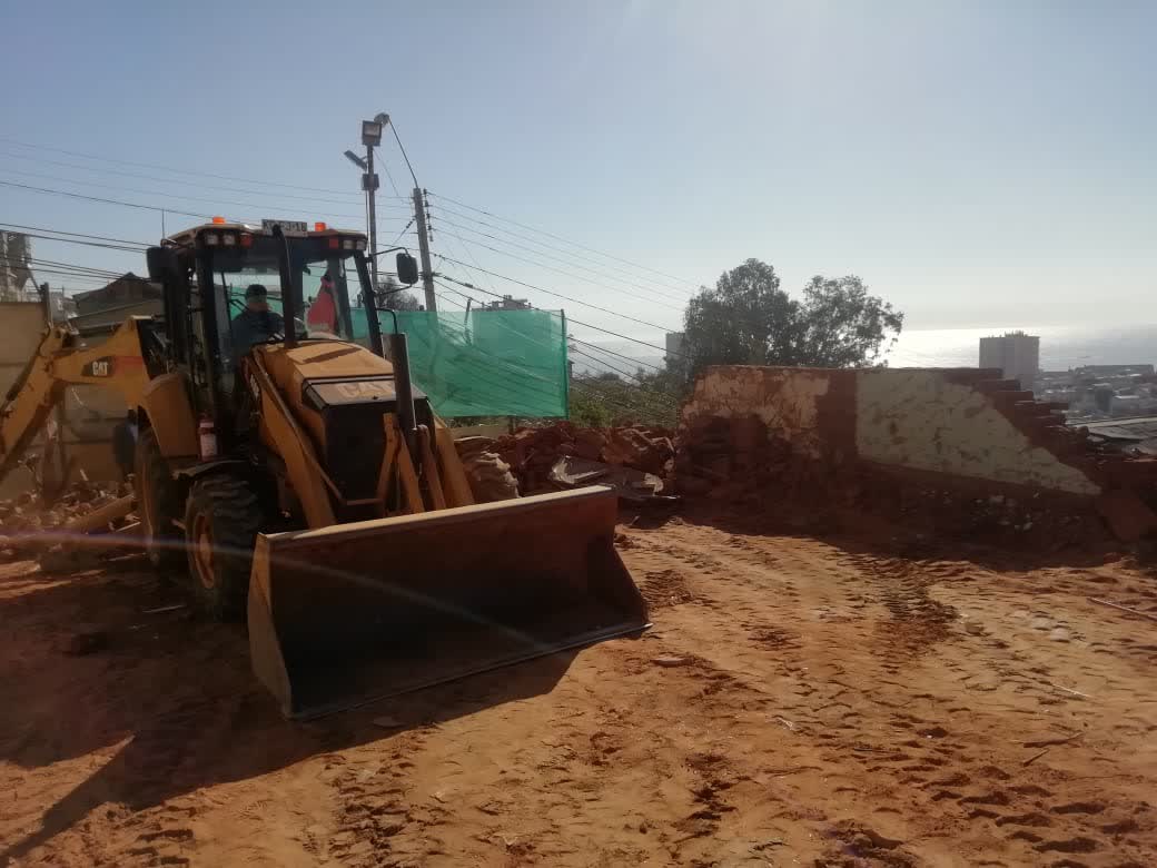 Limpieza de terreno en Barón